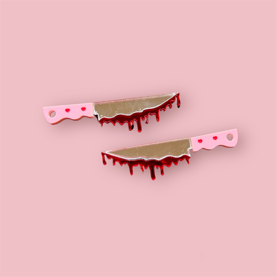 Bloody Knife Earring