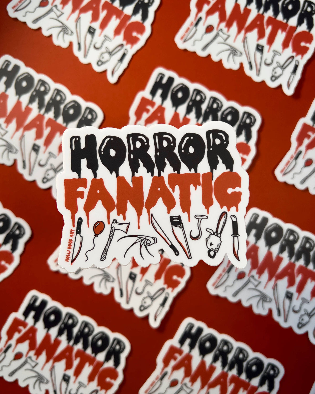 Horror Fanatic Sticker