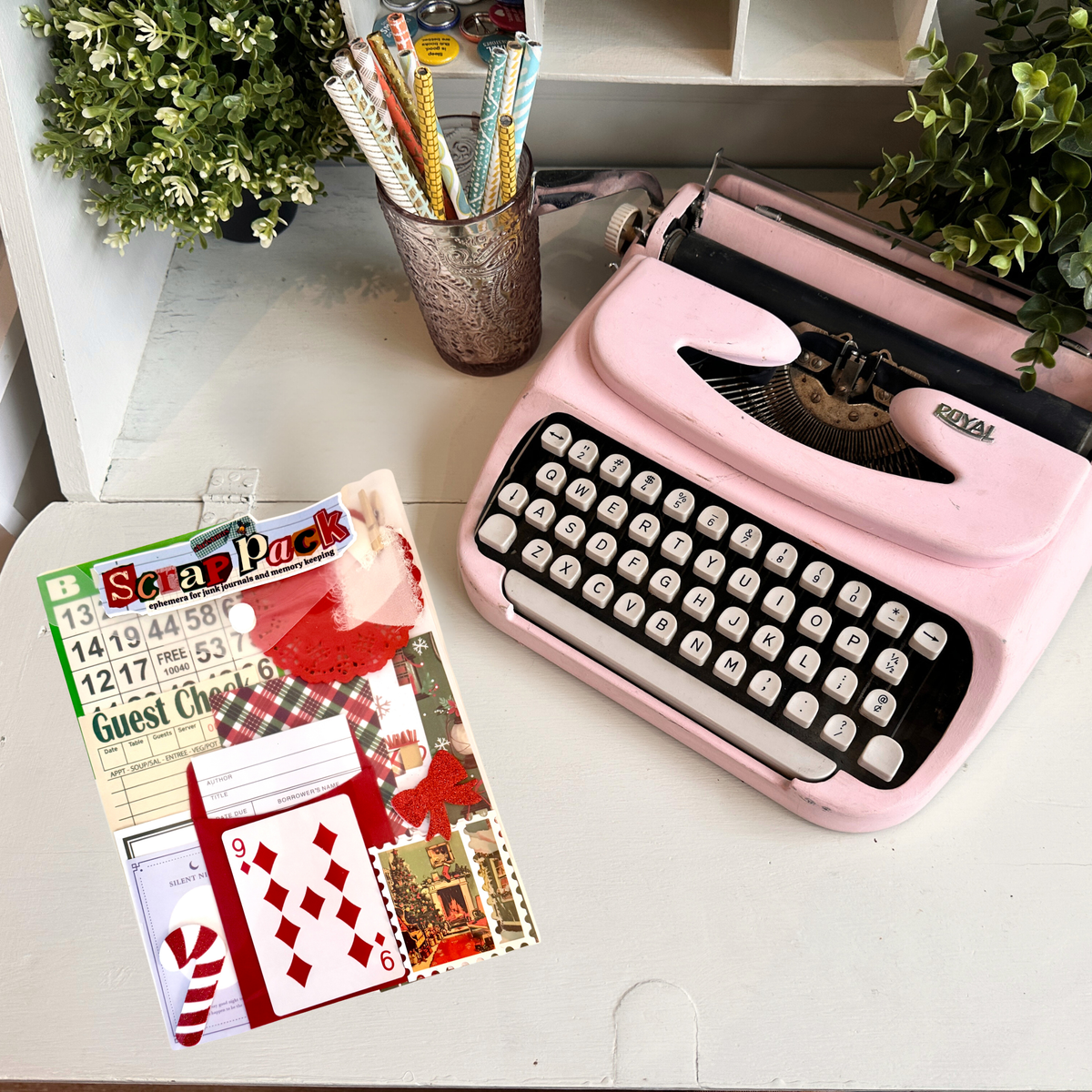 Junk Journal Scrap Pack | Christmas Ephemera