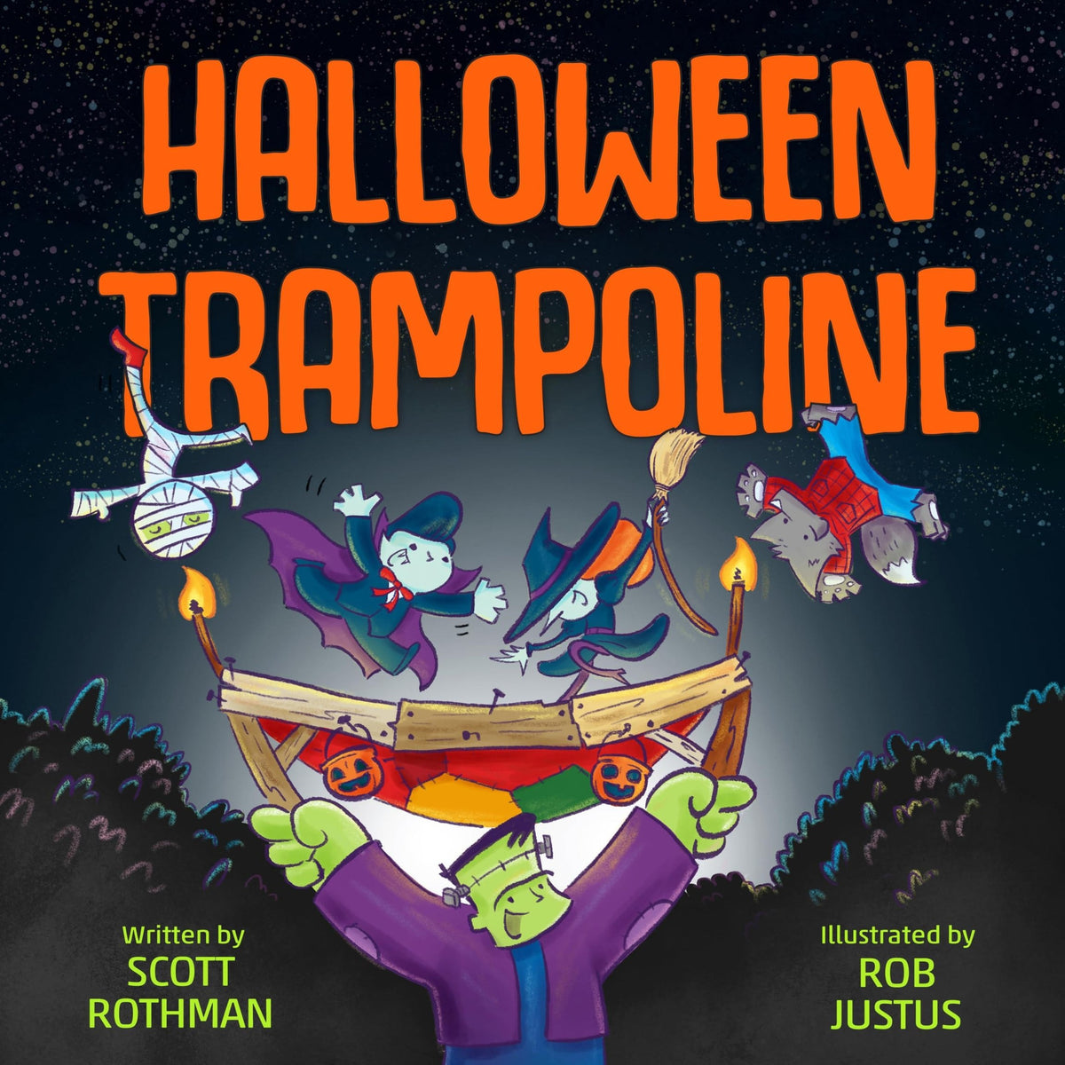Halloween trampoline