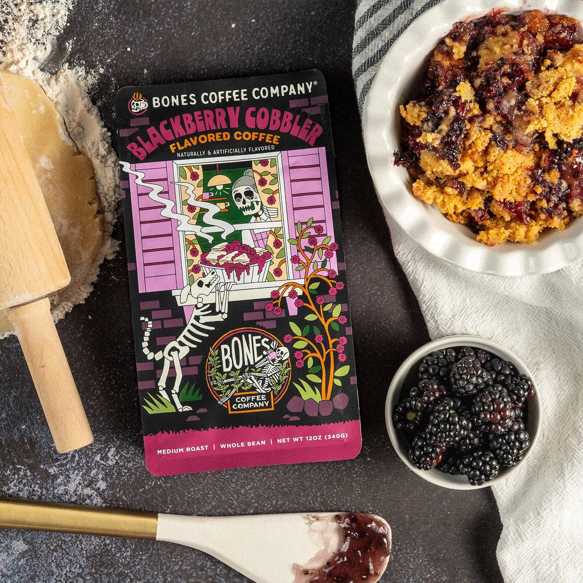 Blackberry Cobbler Coffee | 12oz | Whole Bean & Ground