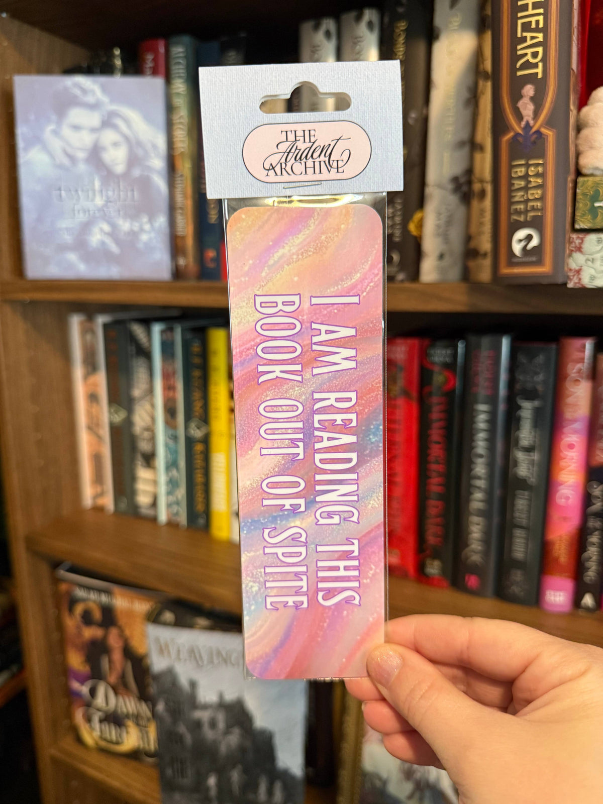 I'm Reading this out of Spite Bookmark