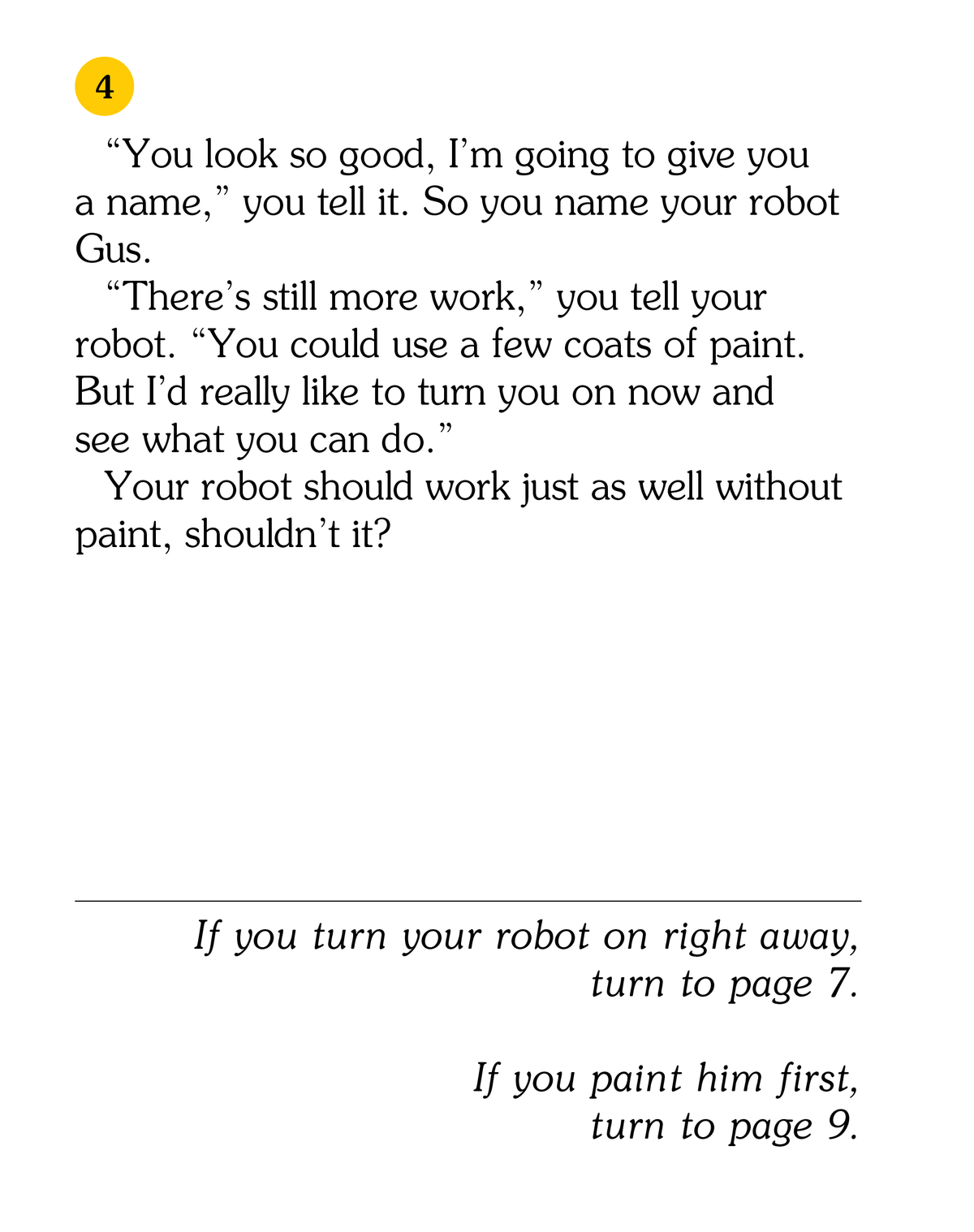 Your Very Own Robot, Children's Book