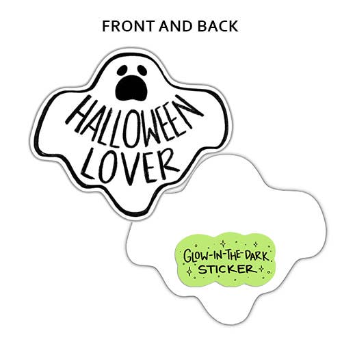 Mini Halloween Ghost Sticker (Glow-in-the-dark),