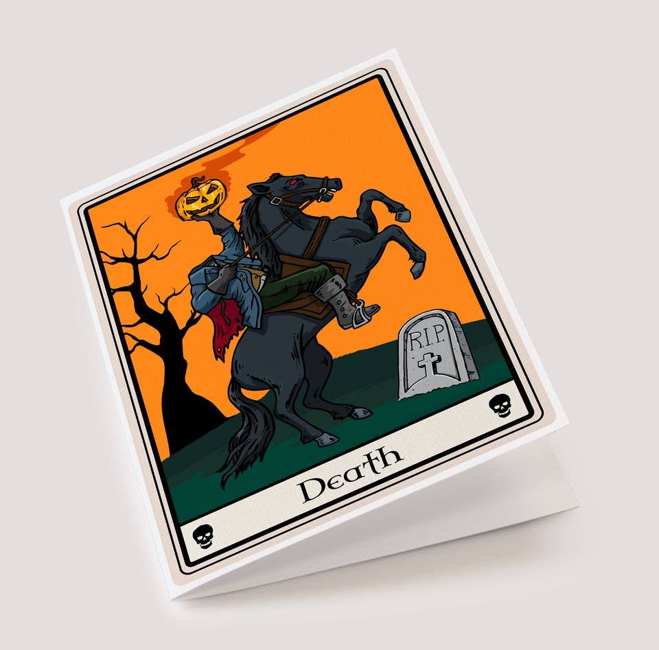 Death Horseman Tarot Card