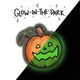 Mini Jack-O-Lanern Sticker (Glow-in-the-dark)