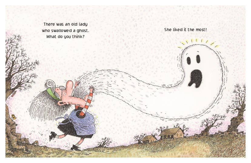 There Was An Old Lady Who Swallowed A Bat!