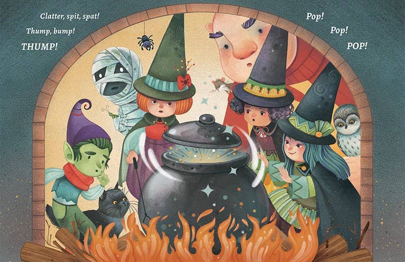 Three Little Witches and the Spooky Old House