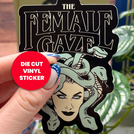 The Female Gaze Medusa Die Cut Sticker