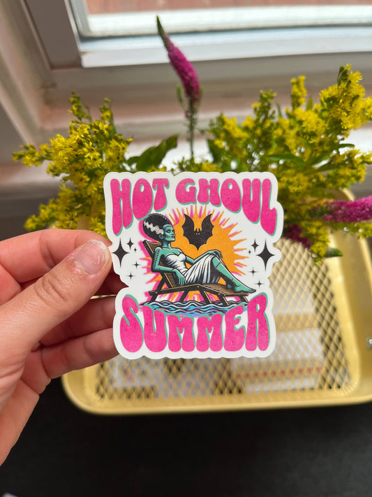Summerween Sticker, Hot Ghoul Summer