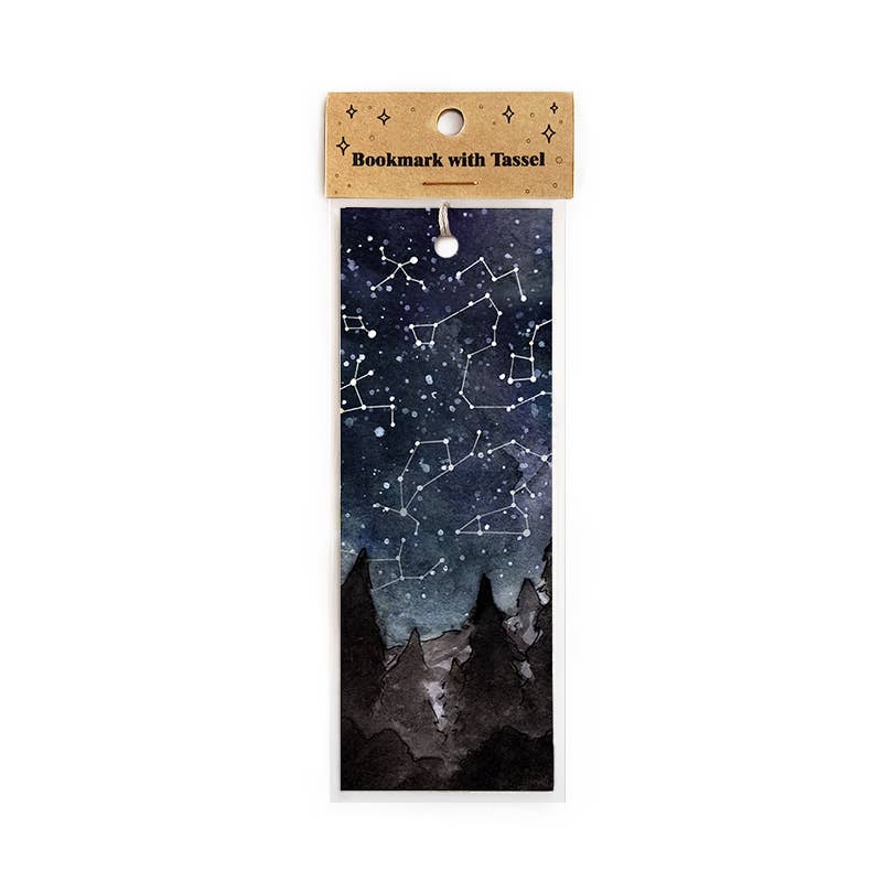 Constellation Bookmark with Tassel, "Summer Constellations"