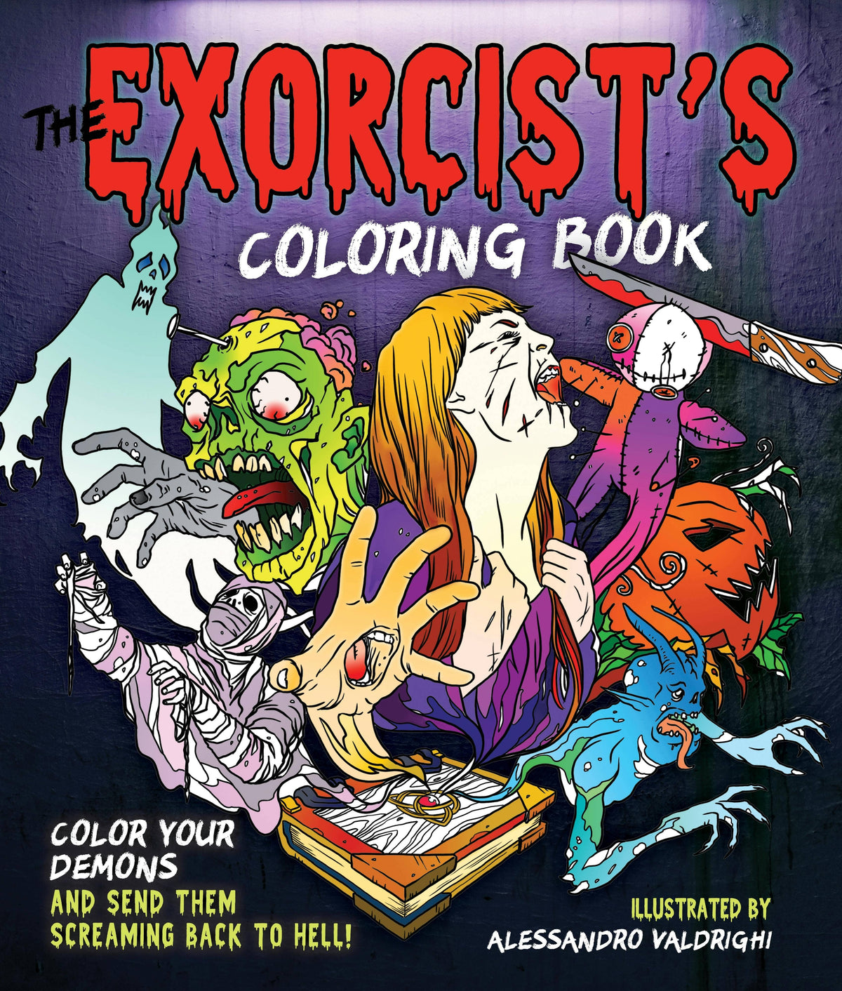 Exorcist's Coloring Book: Color Your Demons