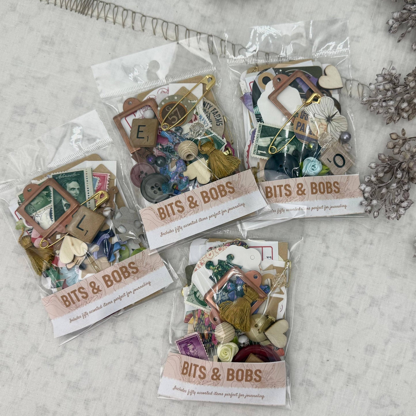Bits and Bobs for Junk Journaling and Mixed Media Art