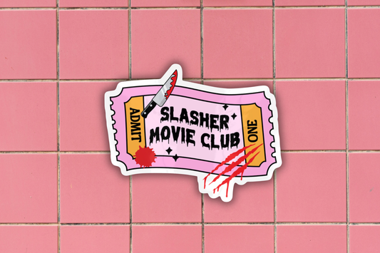 Slasher Movie Club Horror Sticker