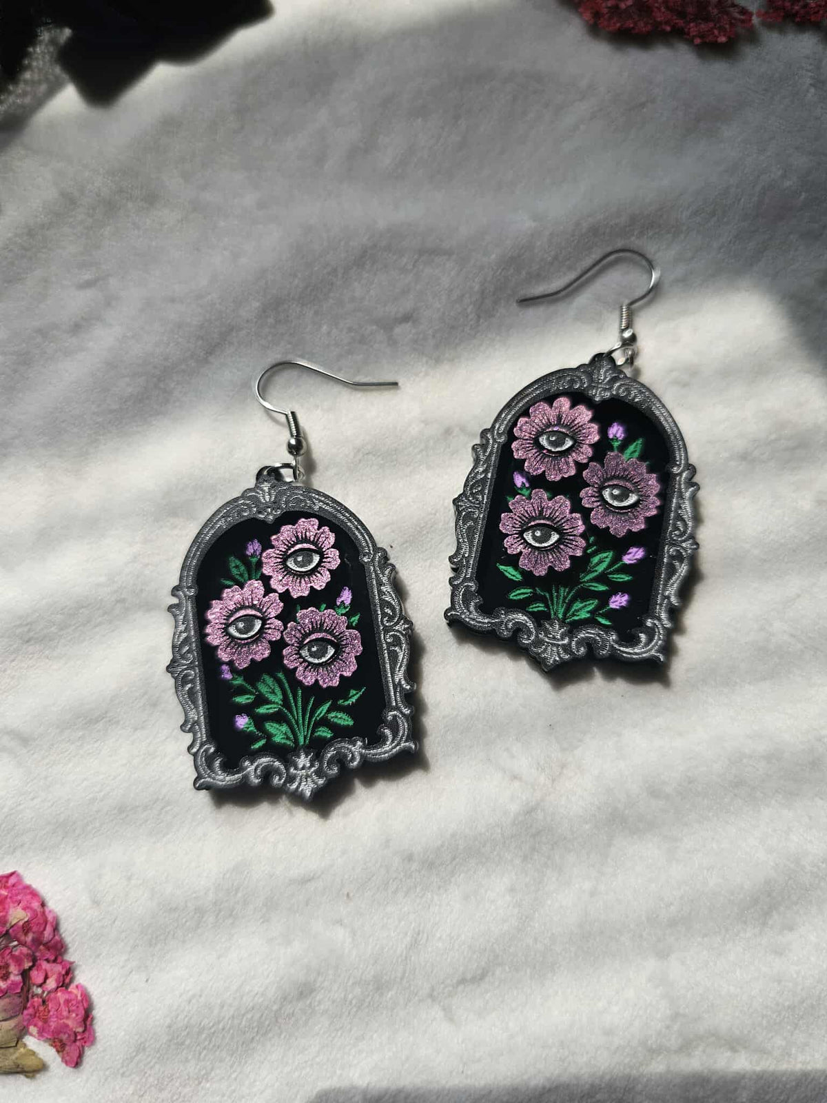 Framed Eye Flowers