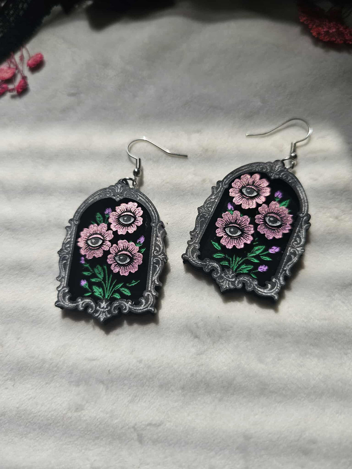 Framed Eye Flowers