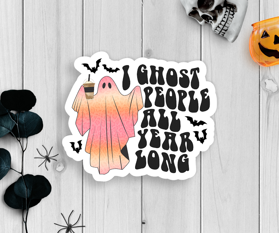 I Ghost People Vinyl Sticker