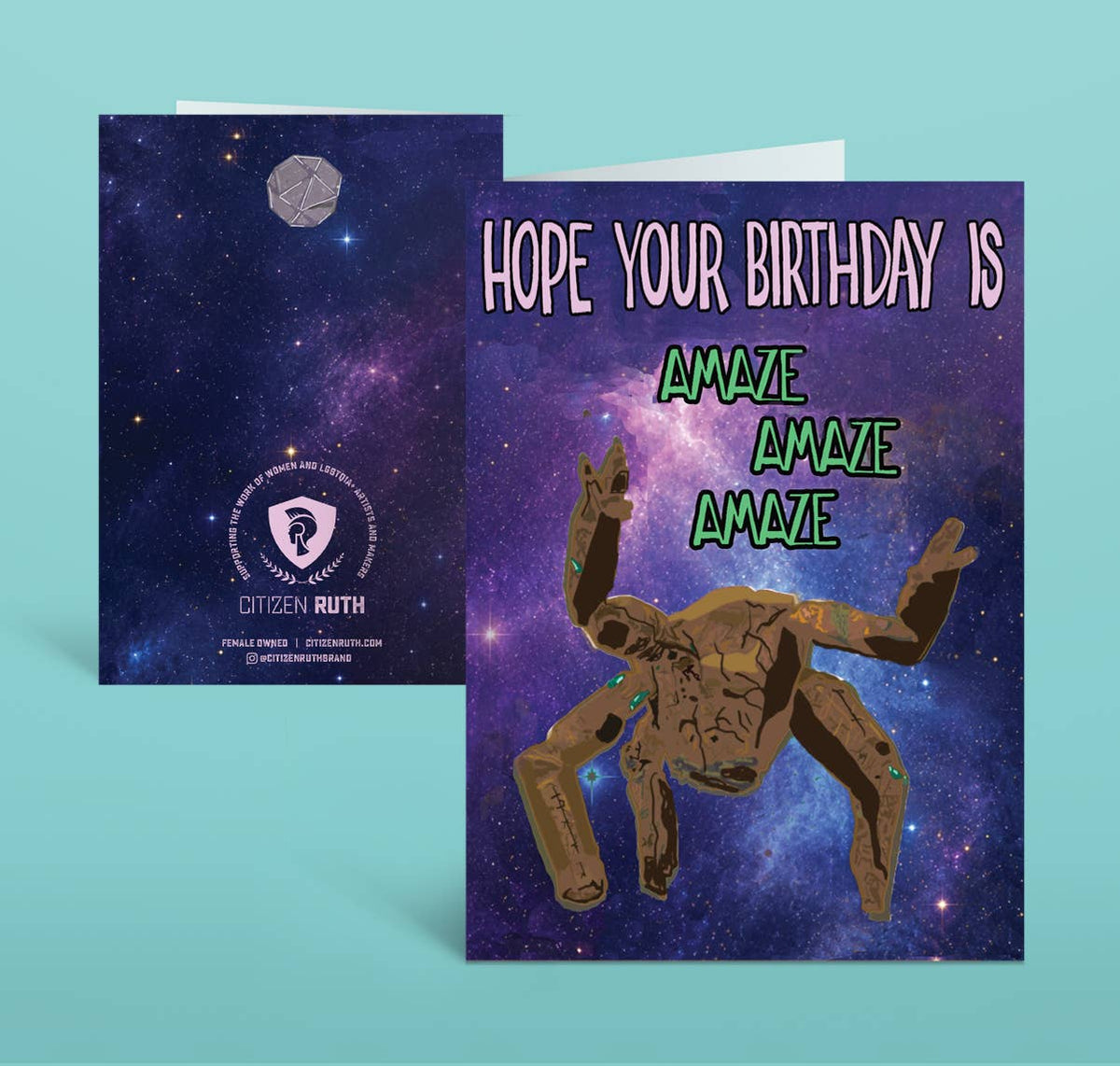 Project Hail Mary AMAZE Birthday Card