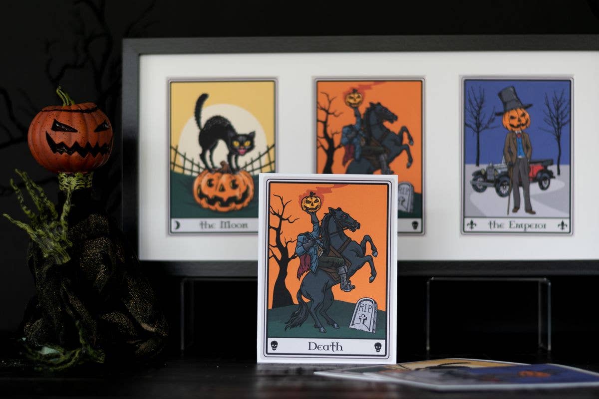 Death Horseman Tarot Card