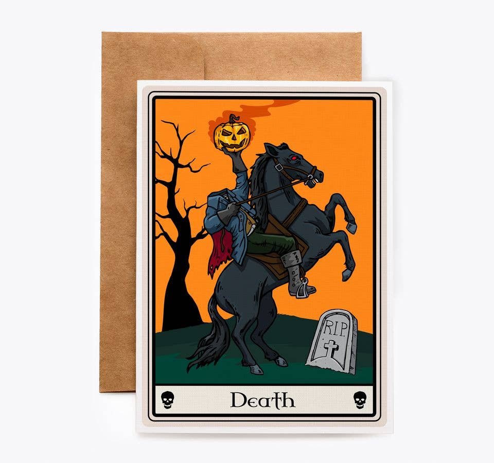 Death Horseman Tarot Card