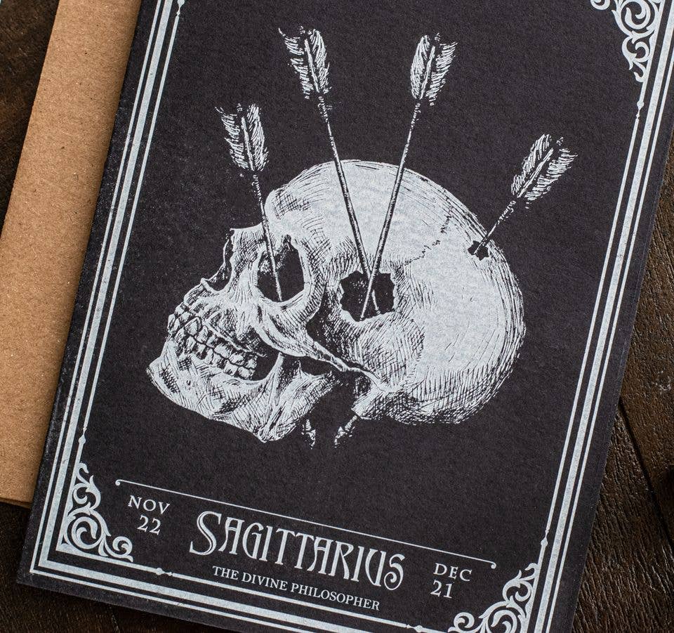 Sagittarius (Nov 22 - Dec 21) Zodiac Card