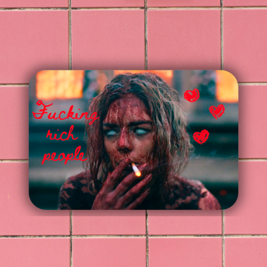 Ready or Not Grace Fucking Rich People Demon Sticker