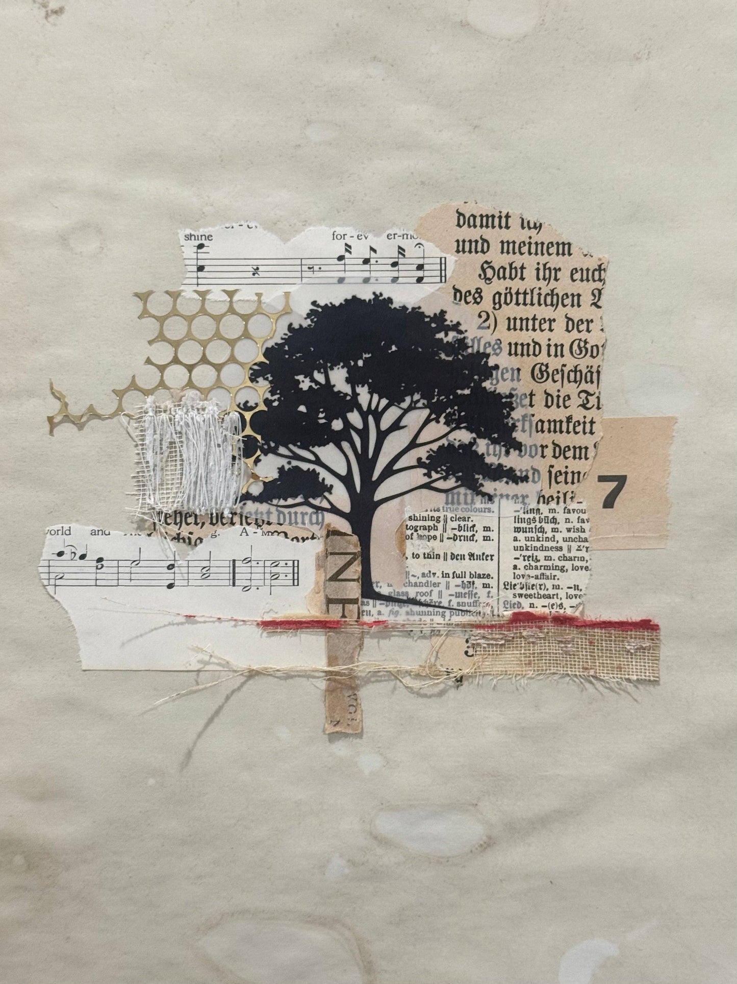 Collage Kit, Mixed Media Art Kits, Trees