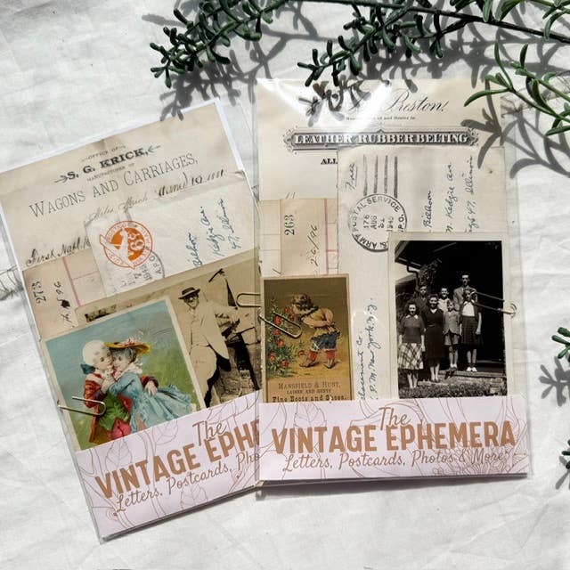 Vintage Ephemera for Junk Journaling and Mixed Media Art