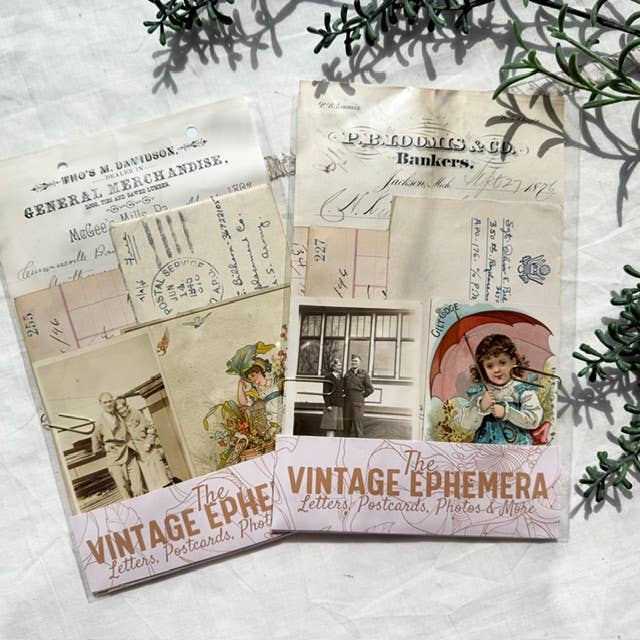 Vintage Ephemera for Junk Journaling and Mixed Media Art