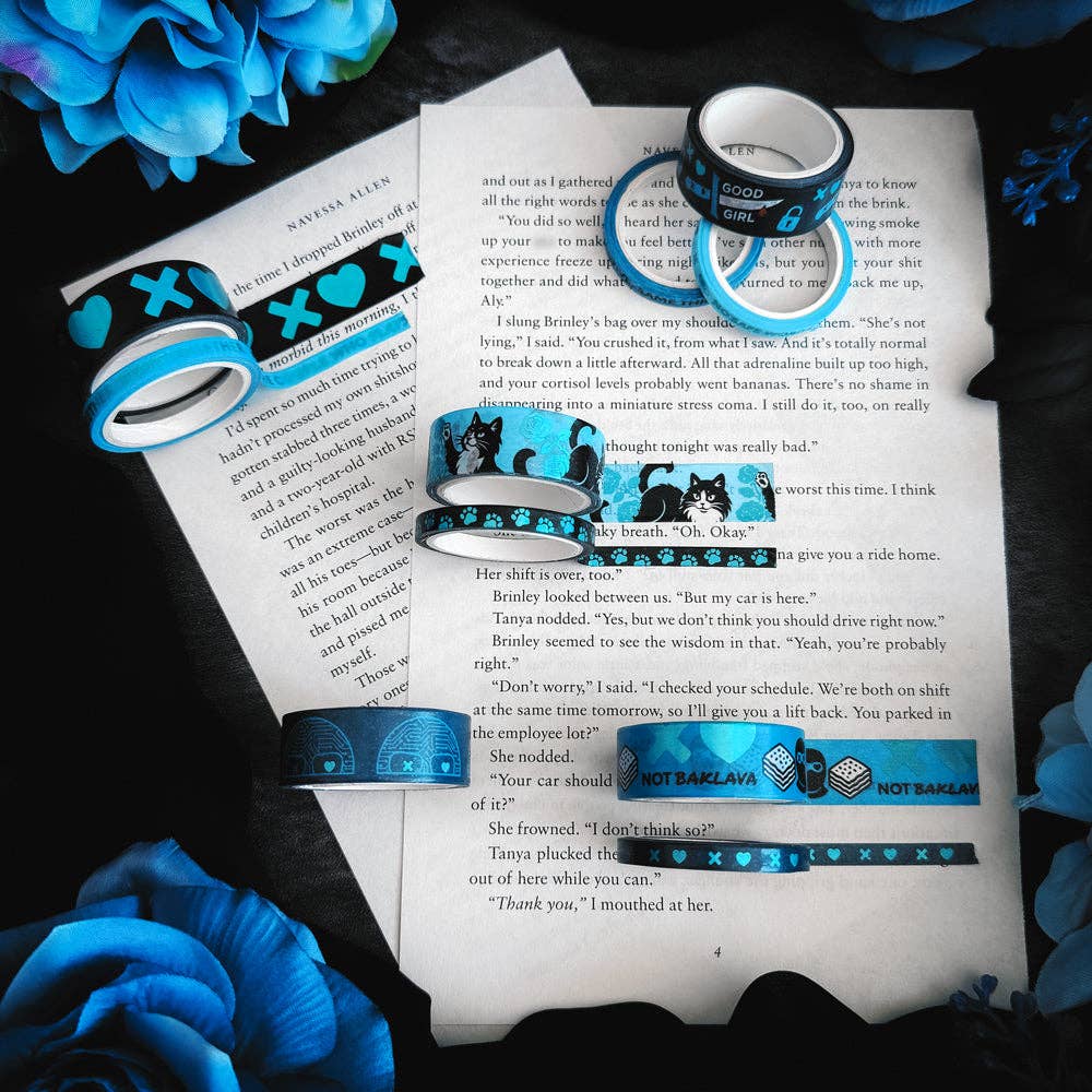 Lights Out Washi Tape (10-Pack)