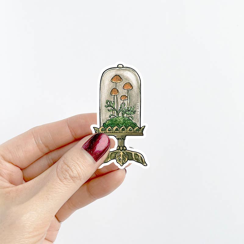 Mushroom Terrarium Sticker