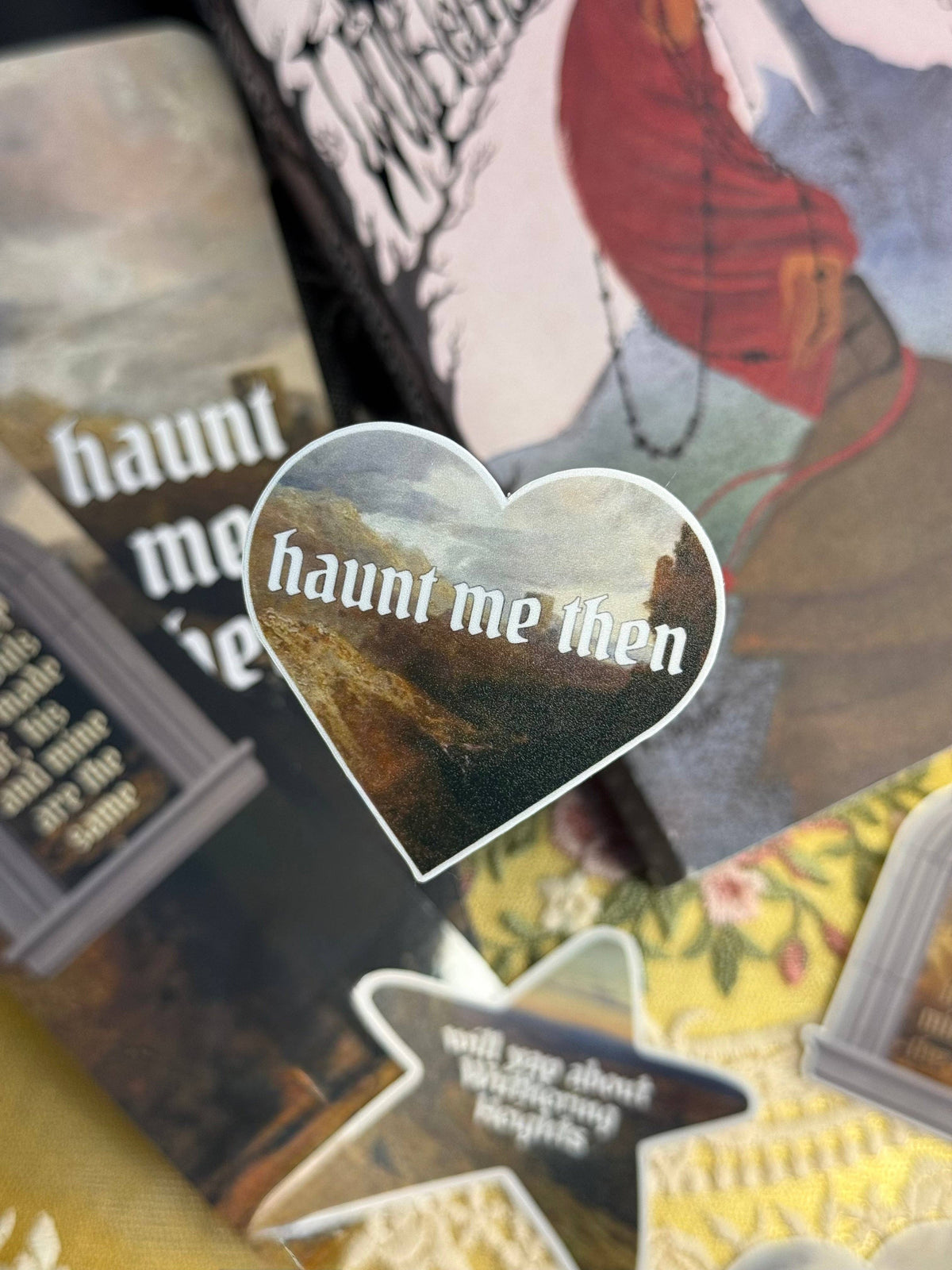 Haunt me then sticker