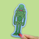 Grumpy Swamp Monster Creature Halloween Bookmark