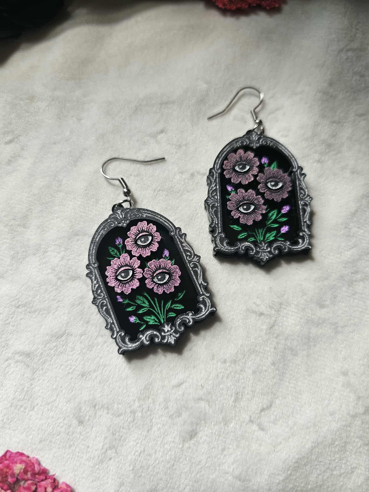 Framed Eye Flowers