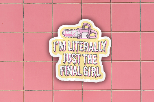 Final Girl Horror Sticker