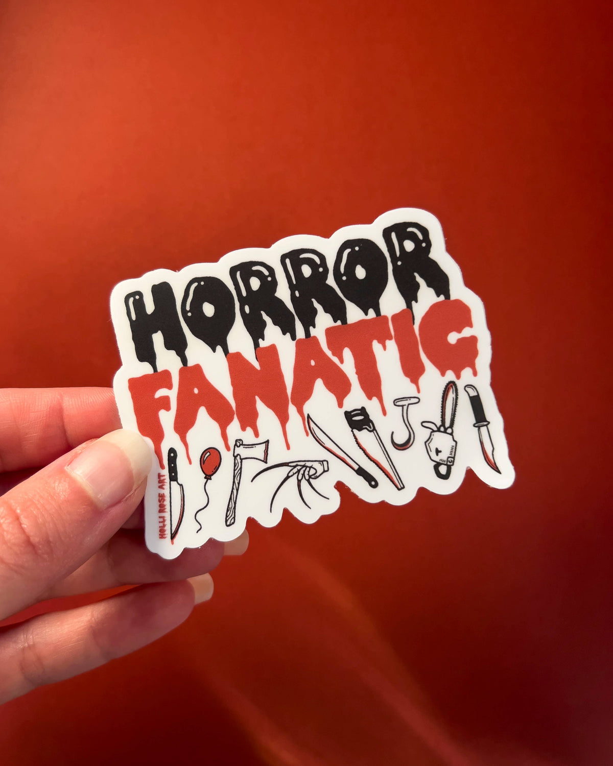 Horror Fanatic Sticker