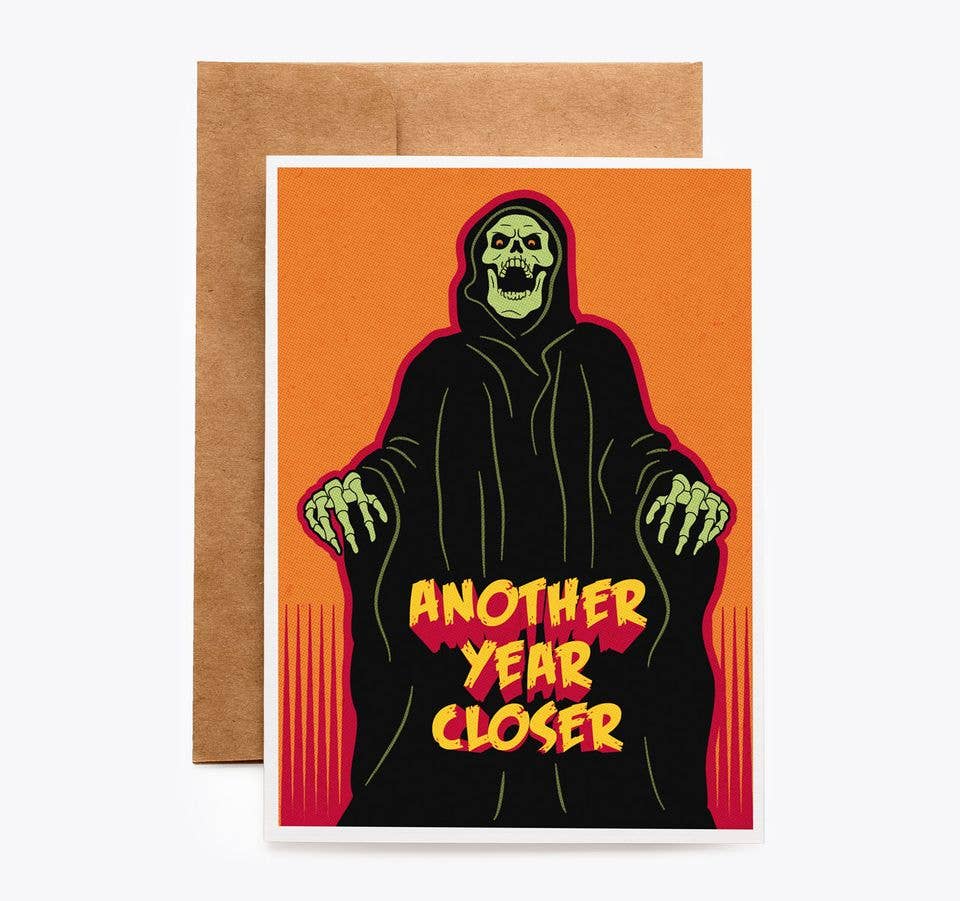 Death Birthday Card