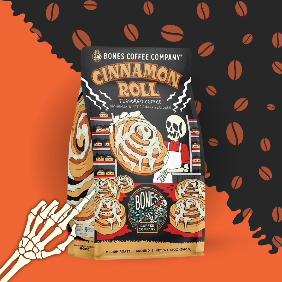 Cinnamon Roll Flavored Coffee | 12oz | Whole Bean & Ground
