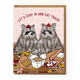 Raccoon Love Card