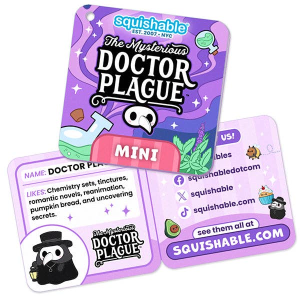 Squishable - Mini Plague Doctor Plush