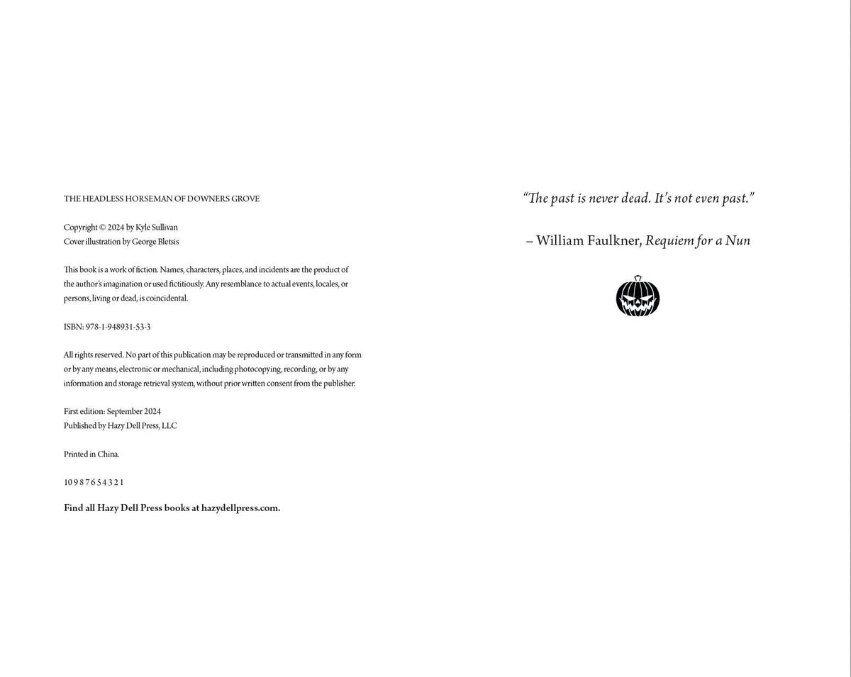 The Headless Horseman of Downers Grove (Hazyscapes #3)
