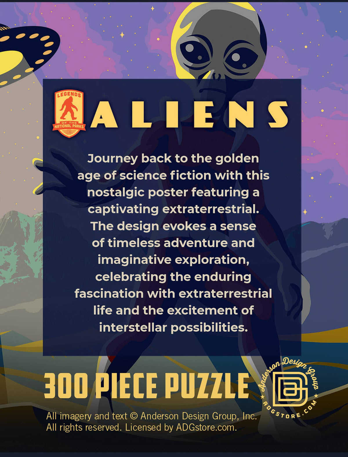 Aliens 300 Piece Jigsaw Puzzle