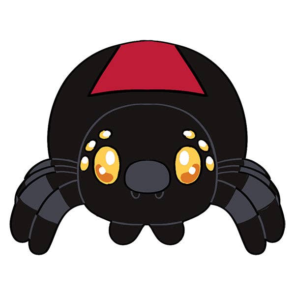 Squishable - Mini Black Widow Spider Plush