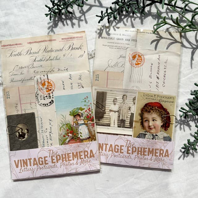 Vintage Ephemera for Junk Journaling and Mixed Media Art