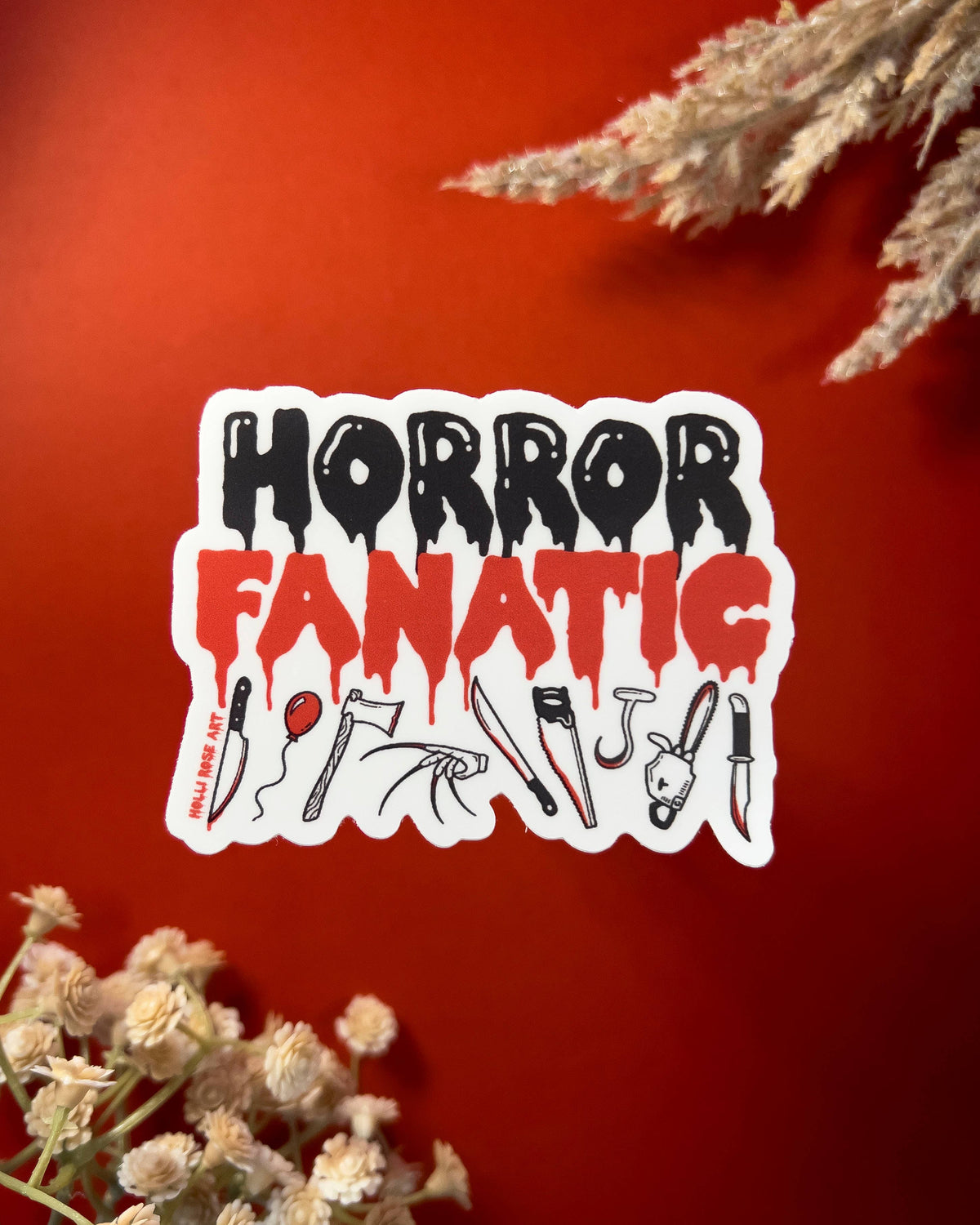 Horror Fanatic Sticker