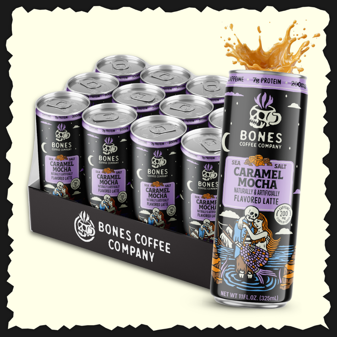 Sea Salt Caramel Mocha Latte Iced Coffee Can