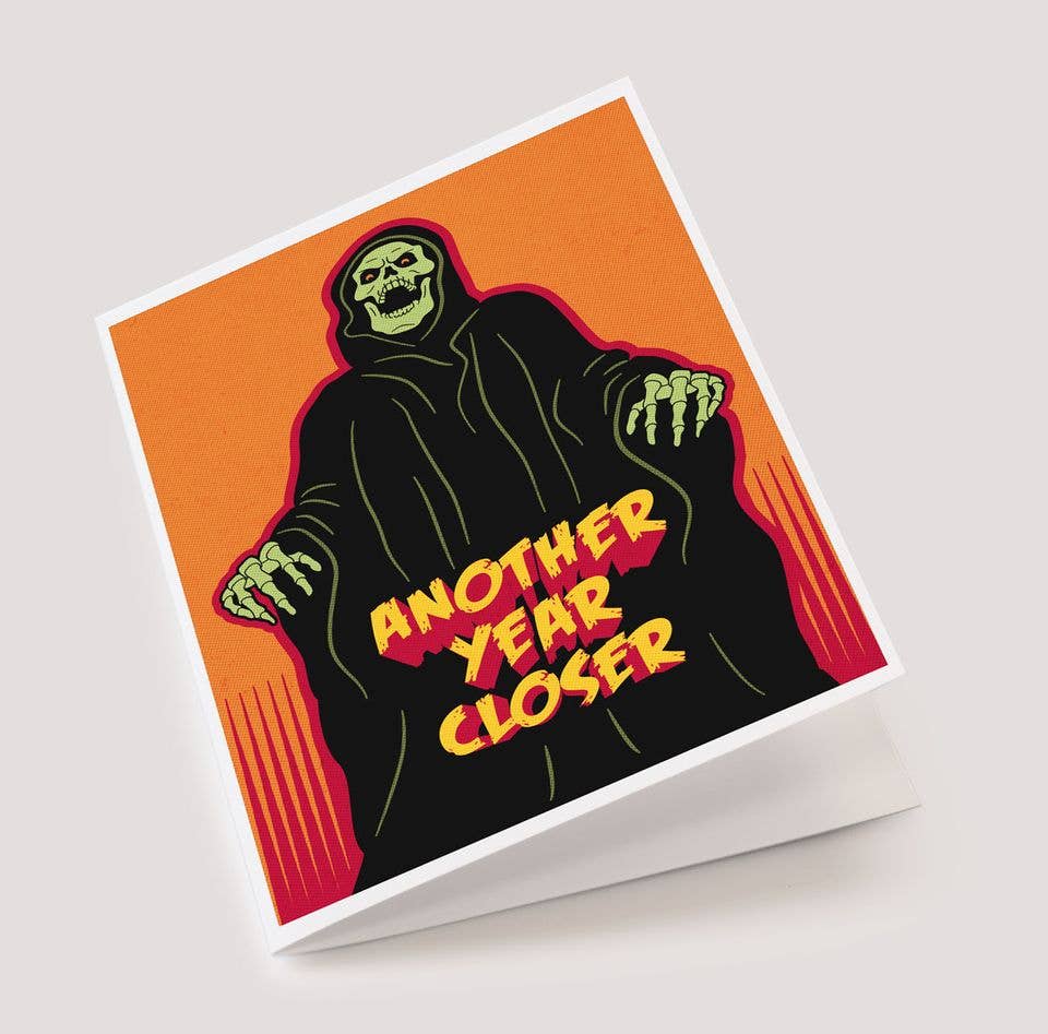 Death Birthday Card