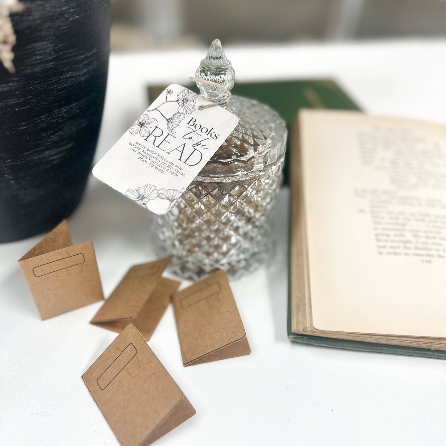 Books To Be Read Jar, Book Related Gift