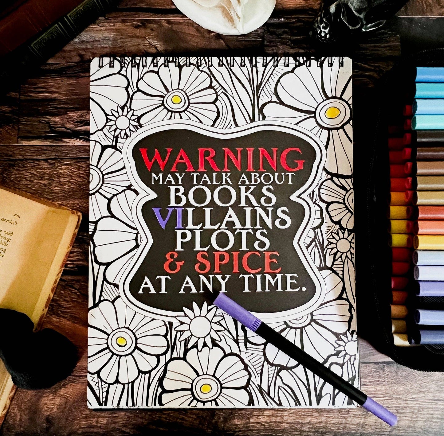 Waiting for the Night Coloring Book (Original Artwork)