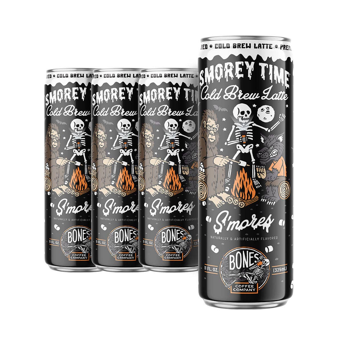 S'morey Time Cold Brew Latte | 12-Pack | Iced Canned Coffee